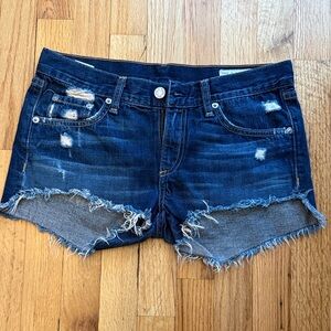 Distressed Denim Women Shorts